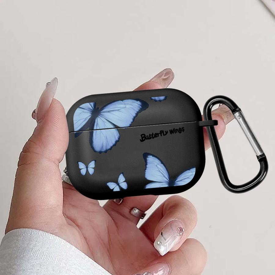 

Case For Airpods Pro3 Pro 4 Pro2 2 1 3 Earphone Cases Cover Red Blue Butterfly Airpods 2
