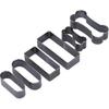 Leather Cutting Dies Set, 6Pcs Leather Hole Punch Hollow Cutter Tool with Rectangle Oval Bone Shape for Handmade DIY Leather Craft
