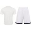 Under Armour Logo Print Breathable Knitted Short Sleeve T-Shirt Color Block Basketball Training Shorts Casual Sports Set 21500531-100+21500202-100