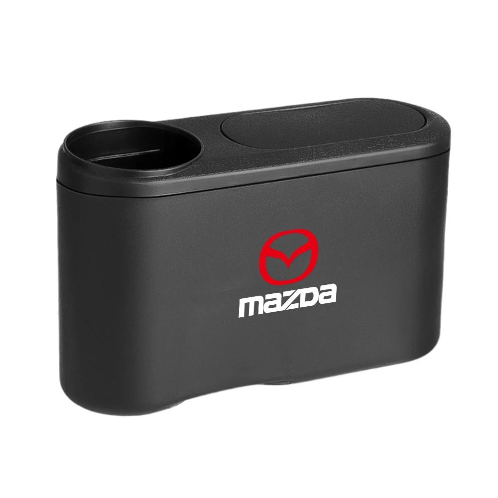 2025 Het 1 st Bilskräp Dammlåda Auto Askkopp Förvaringslåda Interiör Mugghållare Bilaccessoar För mazda Axela Atenza MS S