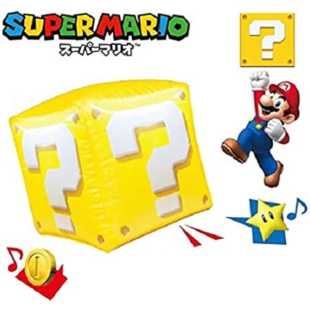 TAITO Super Mario Hatena Block Sound Balloon Mario Coin Block