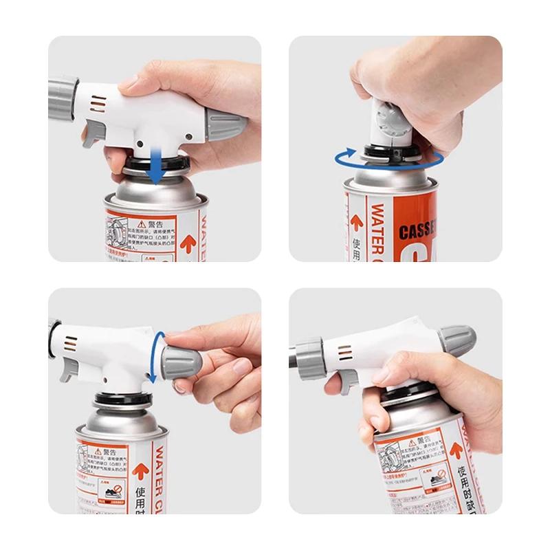 Outdoor Igniter High Temperature Electric Torch Charcoal Lighter Portable Barbecue Gas Burner Barbecue Cooking Heating Tool