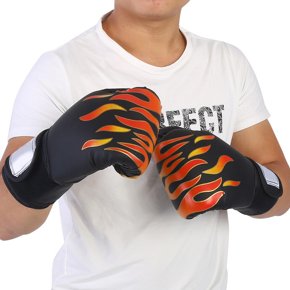 Adult Boxing Fighting Muay Thai Sparring Punching Kickboxing Grappling Sandbag Gloves Black