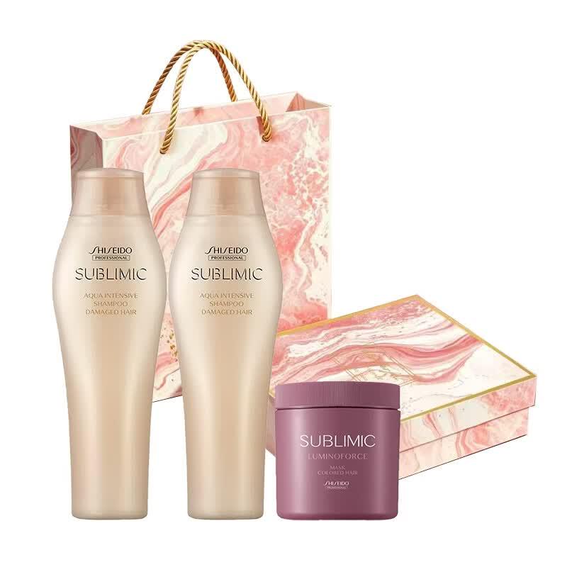 Shiseido Professional Aqua Intensive & Luminous Color Hair Care Set