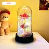 Led Light Foil Flower Artificial Rose Flowers Night Lamp Valentines Day Gift For Girlfriend Eternal Rose Wedding Decorative Gift