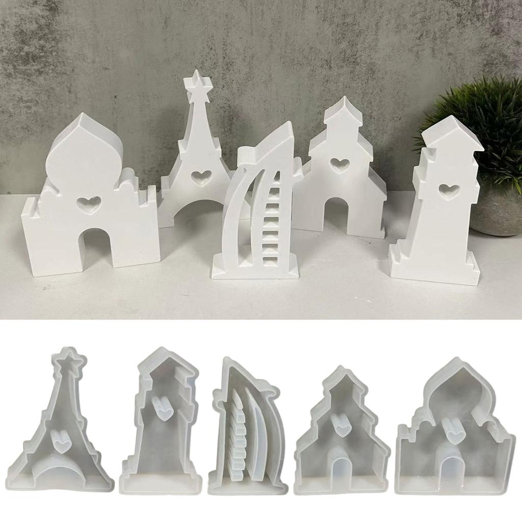 Easy to Use Silicone Mold for Making Personalized Tower Table Decorations Unique Artistic Ornament Mold for Craft Lovers