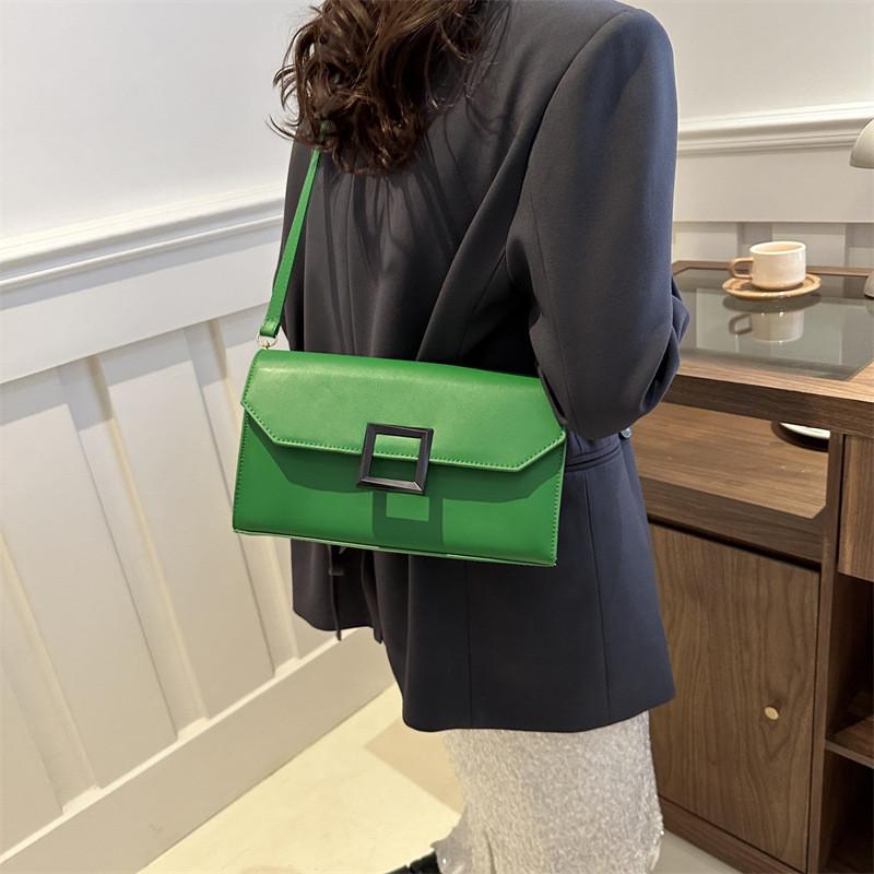 Stylish Compact Square Bag With Soft Pu Material In Elegant Colors For Street Fashion Lovers