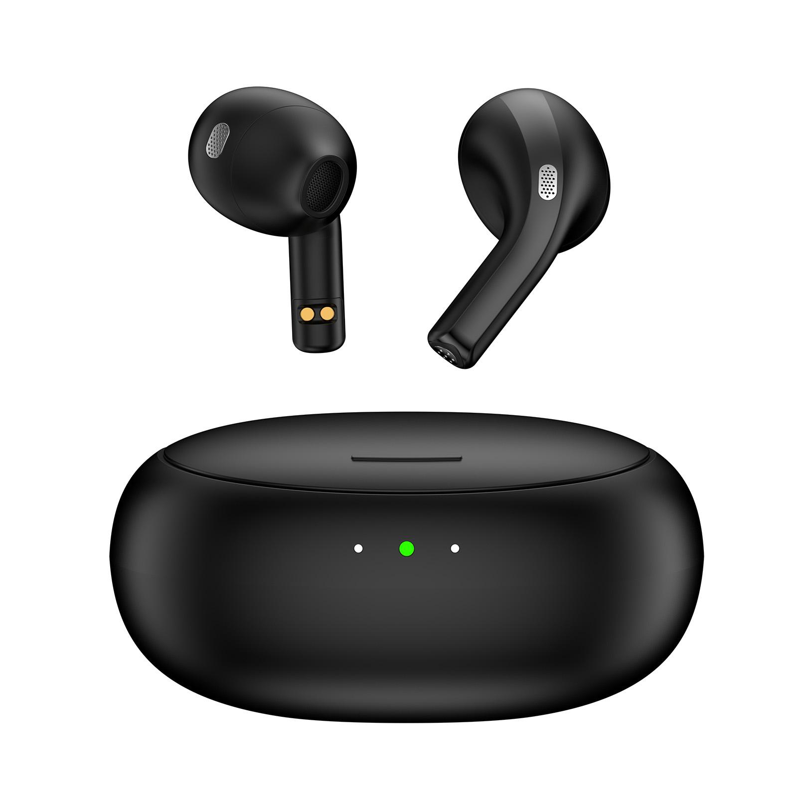 

Беспроводные наушники-переводчики Наушники-переводчики с искусственным интеллектом в реальном времени для смартфона с двумя системами Запись в один клик Аудио в текст чёрный