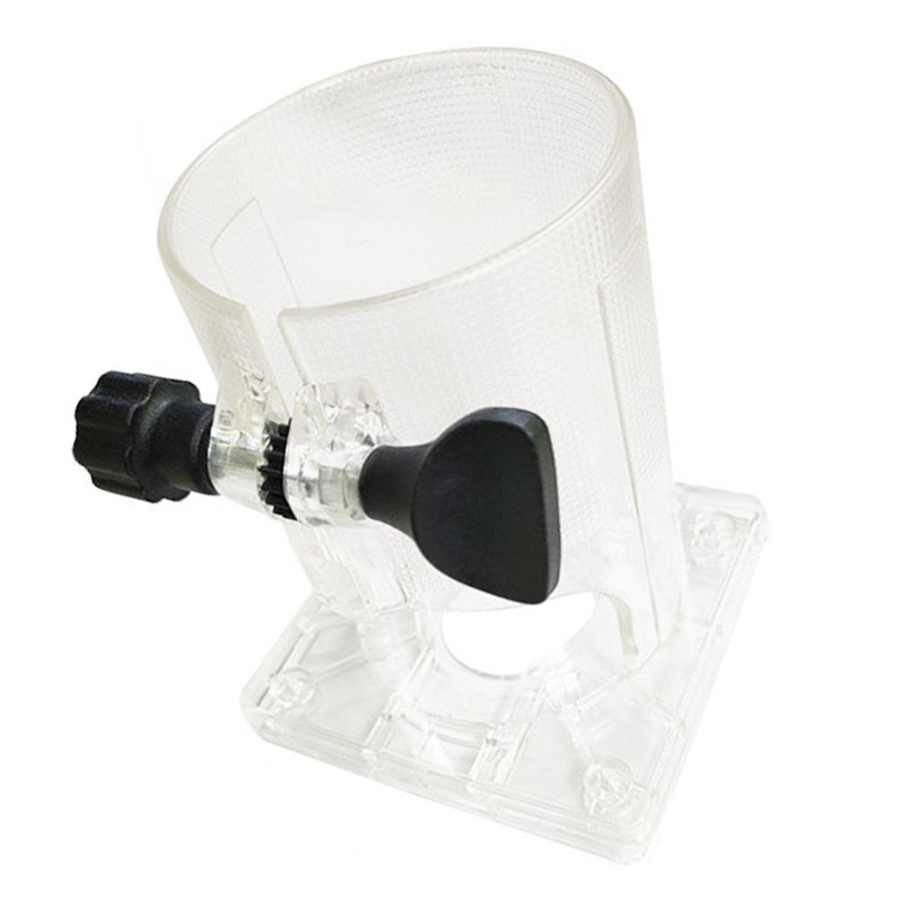 Transparente Kunststoff-Fräsbasis für präzise Holzbearbeitung, Trimmen, Basteln, Schnitzen und Heimwerkerprojekte – bessere Sicht