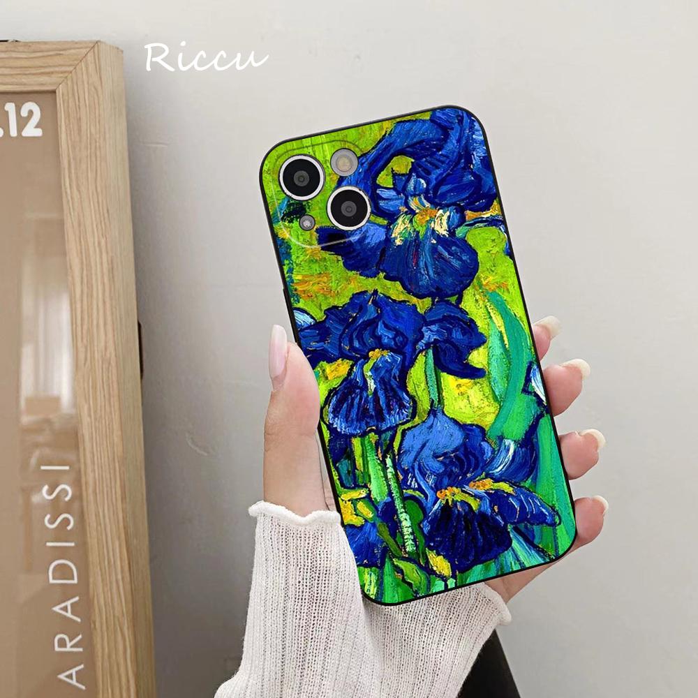 FÜR IPhone 14 Van Gogh Iris 1889 Robuste Weichhülle für Iphone 14 11 12Pro 8 7 Plus X 13Pro MAX SE2020 XR XS Hüllen