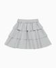 Ohesio Mixed Banding Shirring Skirt, Sky Blue