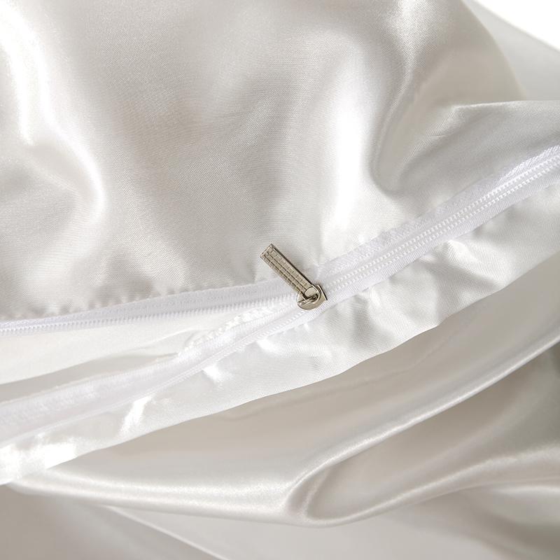 Solid Color Satin Down DuvetCover Luxury Spun Thick Skin Friendly Duvet Cover Single Ded Twin Bed Duvet Cover 200 * 200cm
