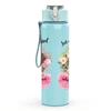 1PC Horse Girl Western Cowgirl Quote Print 750ml Color Plastic Sports Water Bottle Leakproof Flip Straw Lid Suitable for Sports Office Home Use