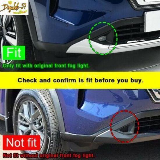 Chrome Front Bumper Fog Light Cover Trim Fits For Nissan Rogue/X-Trail -