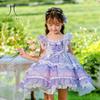 Summer New Children Wear Girls Lace Chiffon Pouce Dress Children Lolita Party Dress