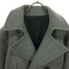 SCYE BASICS made in Japan Long sleeve pea coat 38 gray Men's Used