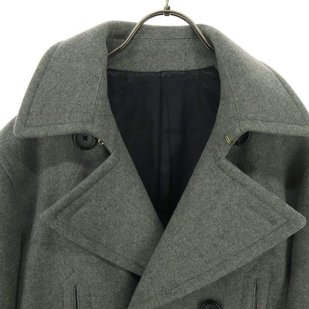 SCYE BASICS made in Japan Long sleeve pea coat 38 gray Men's Used
