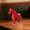 Wooden Horse Statue Figurine Decorative Minimalist Gift Animal Sculpture Table Ornament Collectible for Birthday Fireplace Party