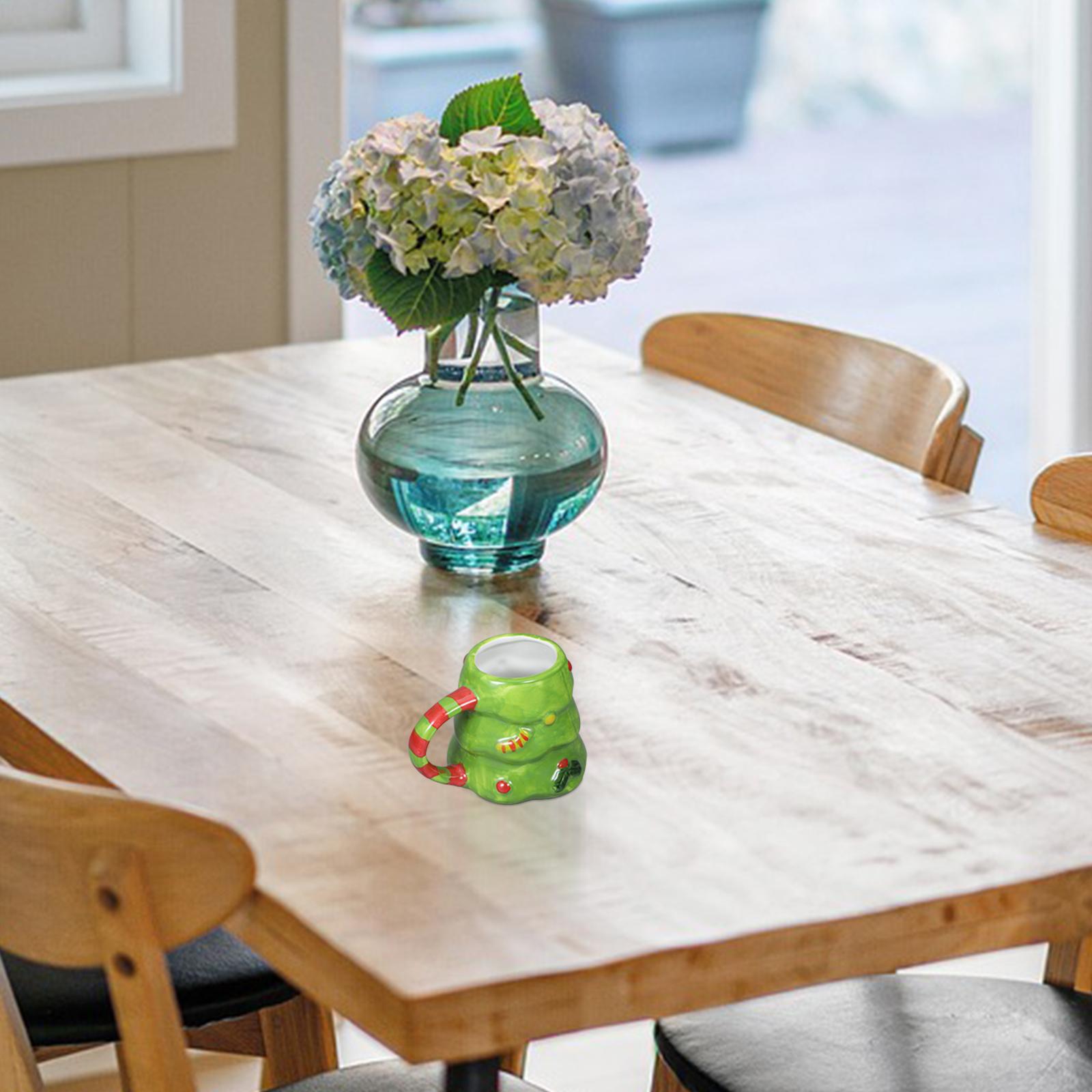 

Christmas Tree Ceramic Mug Handled Coffee Cup Practical Breakfast Office Mug 401-500ml Christmas Mugs other