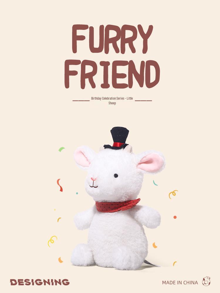 Goddess Festival Lamb Plush Toy - Cute Doll Pillow and Birthday Gift
