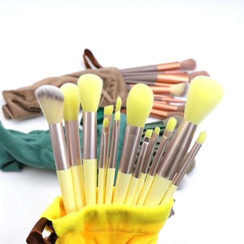 13Pcs Makeup Brush Set Soft Fur Beauty Eye Shadow Foundation Blush Cosmetic Brushes