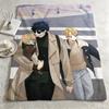 Comic LLove Is An Illusionn Throw Warm Soft Flannel Blanket Multiuse for Sofa Bed Camping Travel Nap