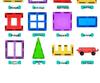 Colorful Magnetic Building Blocks for Kids – Strong, Translucent, Educational Toys