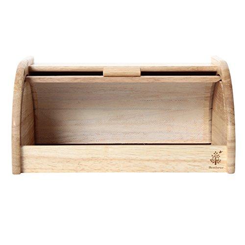 Fuji Boeki Bread Case, 33cm Wide X 23cm Deep X 16cm High, Natural Wood, Kitchen Storage, Bread Storage Case, Bonheur, 94381