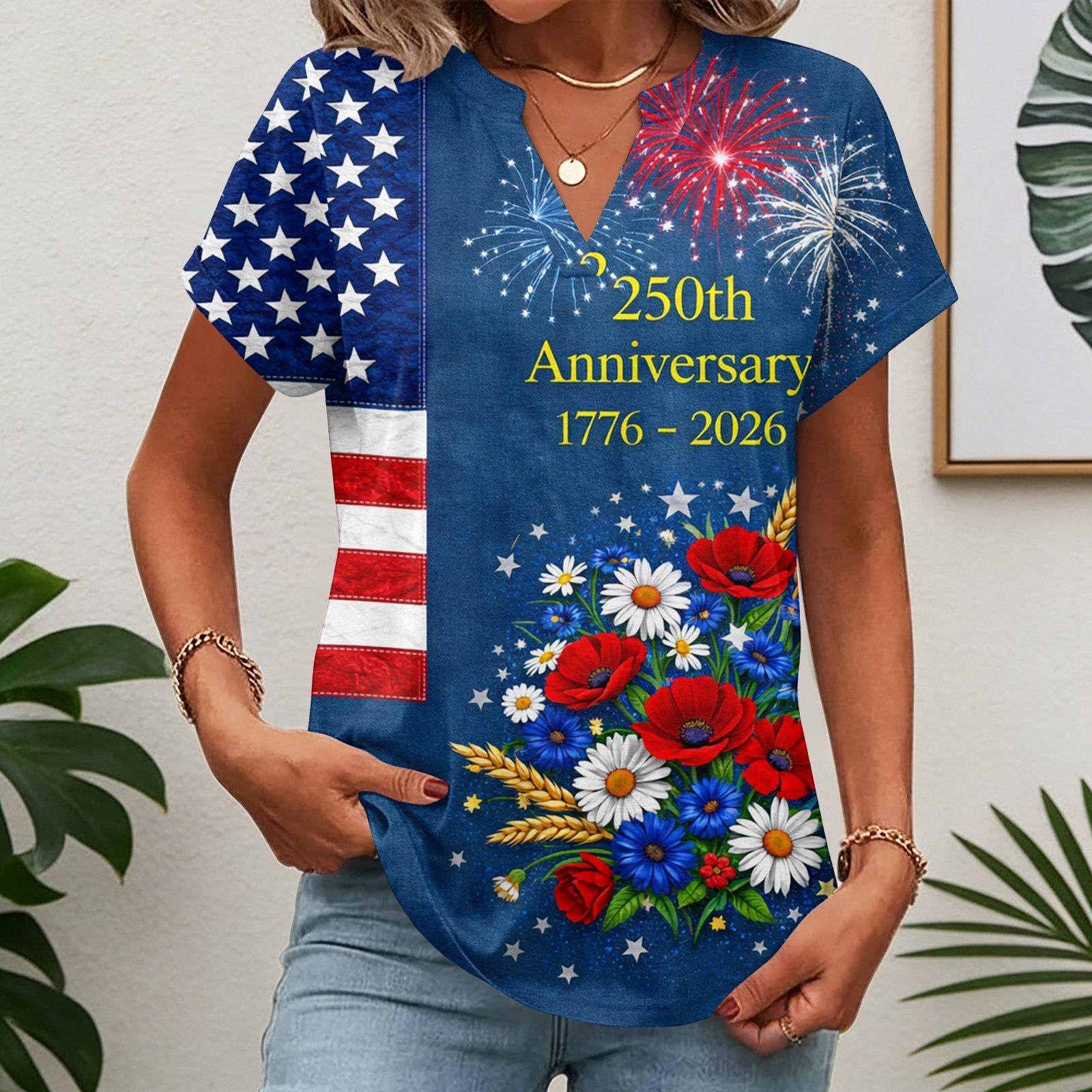 Womens Tops Short Sleeve Tee Summer V Neck Shirts Work Blouses Business Tunic L