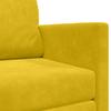 Sofa Bed Sunflower Yellow 124 X 71 X 78 Cm Velvet