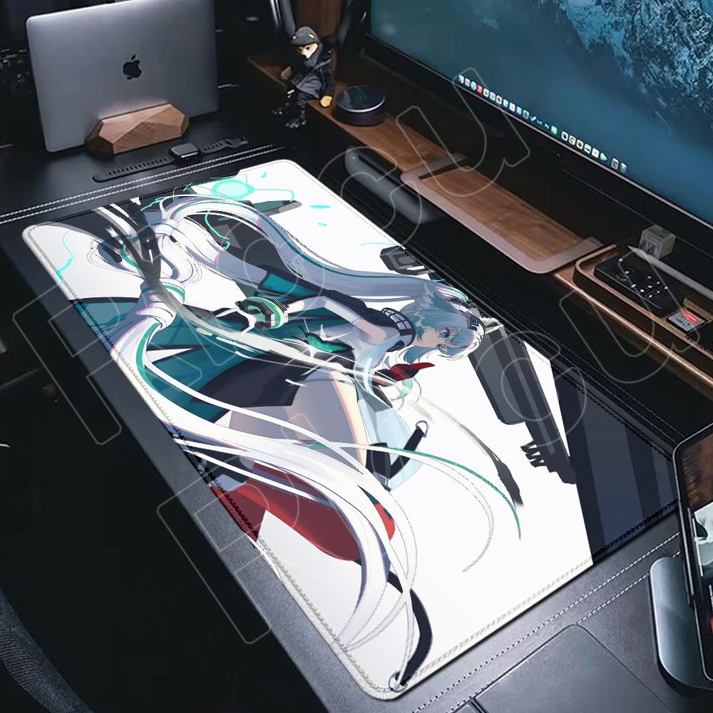 Großformatige Arcane Arknights Endfield Mauspads Anime-Mädchen Langlebige Randgenähte Teppich Schreibtischmatte Mauspads PC Desktop Zubehör