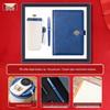 Shangqi Business Gift Set: Notebook, Pen, and Stainless Steel Coffee Cup