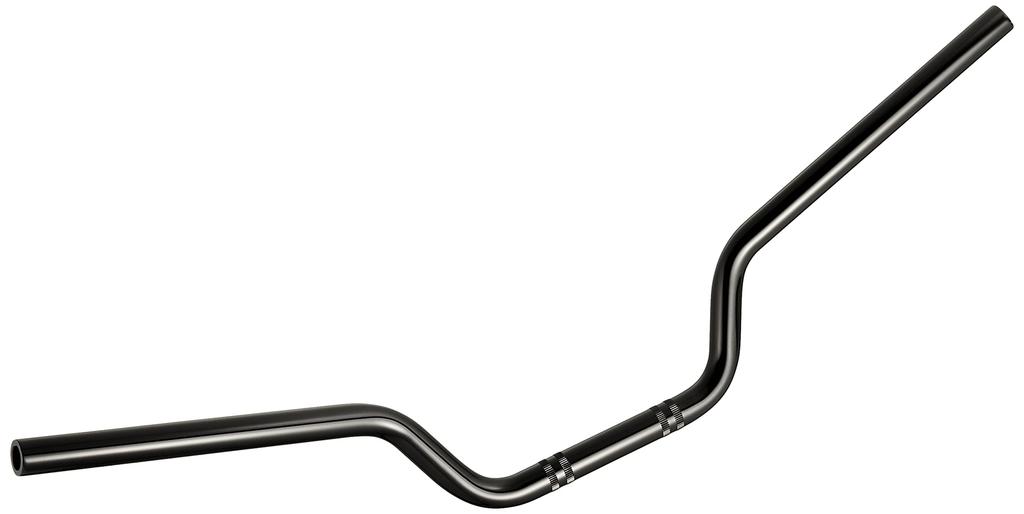 EFFEX Low for 400 EZ-FIT Handlebars, Aluminum, Black, ER6n/Ninja 650/Ninja (EBL751K)
