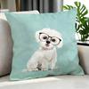 Cartoon MMint Puppyed Cushion Cover Cushion Cover Set Pcs x x x Pillowcase Decorative Sofa Home Decor