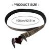 Punk Rock Metal Waist Belt Retro Heart Wing Design Unisex Fashion Accessory For Daily Wear