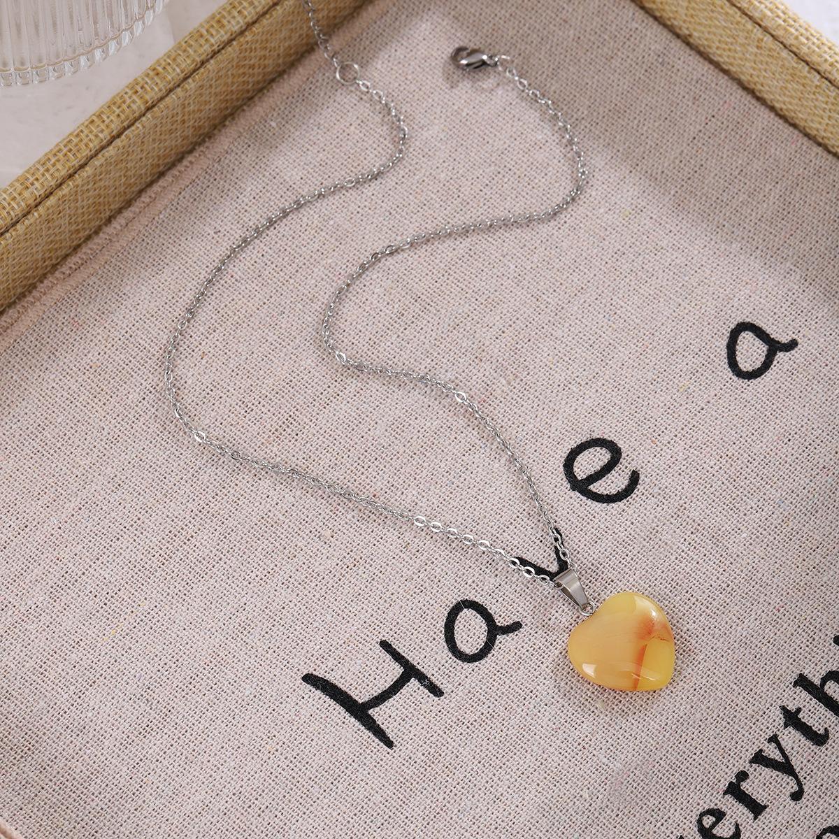 Ретро этнический стиль кофейного цвета ожерелье из бисера, Guochao древний стиль легкая роскошь рисовые бусины любовь бамбук ключичная цепочка