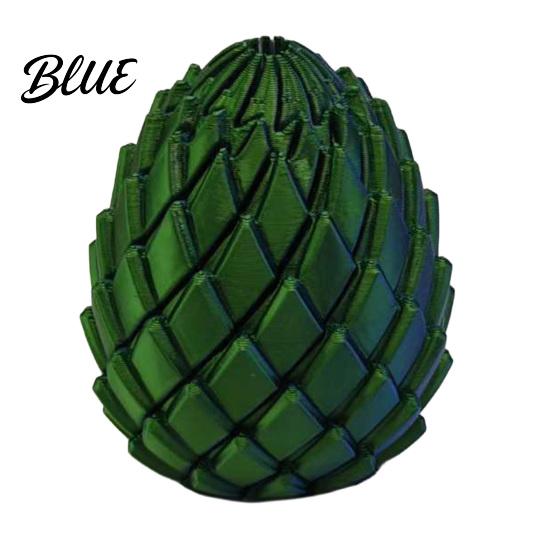 Sensory Fidget Egg 3D Printed Twisting Toy Stress Relief Spiral Articulated Rotating Portable Reducer