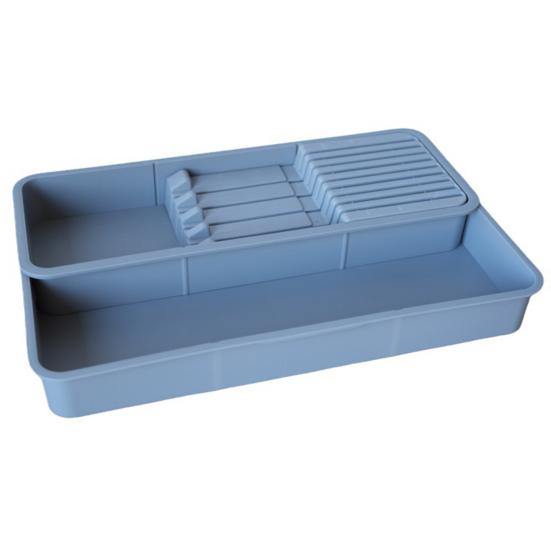 Blade Storage Box Expandable Drawer Design Large Capacity Detachable Compact Cutlery Storage for Kitchen