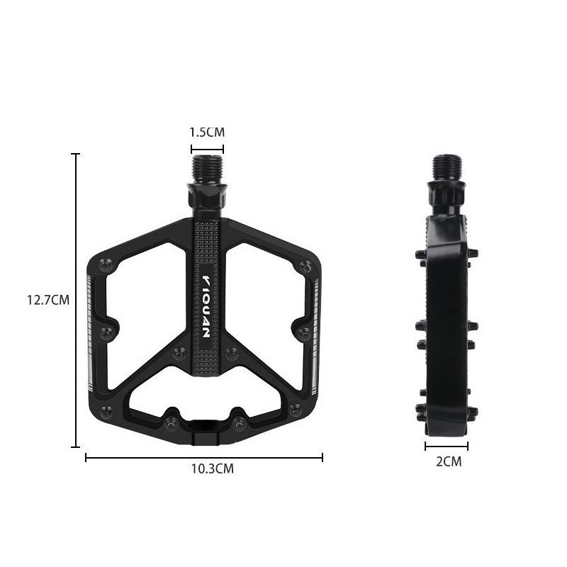 Road Bike Mountain Bike Regular bicycle Aluminum Alloy DU Bearing Non-slip Widened Cleat Pedals bicycle Accessories General