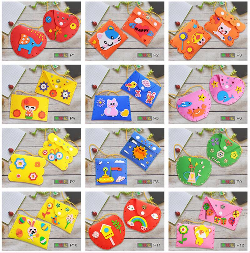 

5 ШТ. Сшей Свой Кошелек Набор для Шитья Сумок Детский для Девочек Начинающих Материалы Сувениры для Вечеринок Групповые Мероприятия Проект Дошкольная Игрушка Подарок