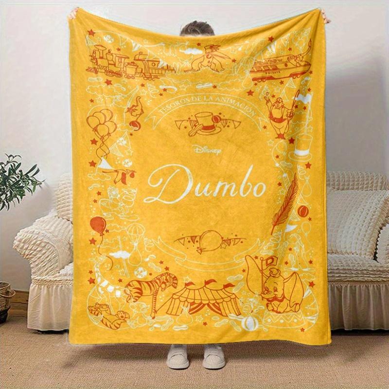 1pc, Cozy Dumbo Home Decor Blanket: A Perfect Gift for Your Bedroom, Living Room, or Travel, Flannel Throw Blanket, Sofa Blanket