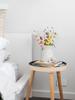 Knitted Flower Branch Yarn Hand Woven Artificial Beautiful Elegant Flower Decoration for Office Kitchen Living Room Purple