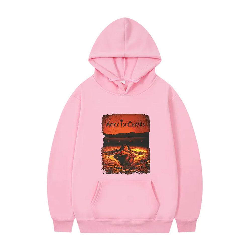Hot Sale Rock Band Alice in Chains Dirt Album Graphic Hoodie Unisex Gothic Punk Pop Music Streetwear Oversized Hoodies