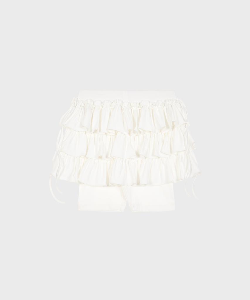 Alkialka Ballet Layered Skort (Ivory)