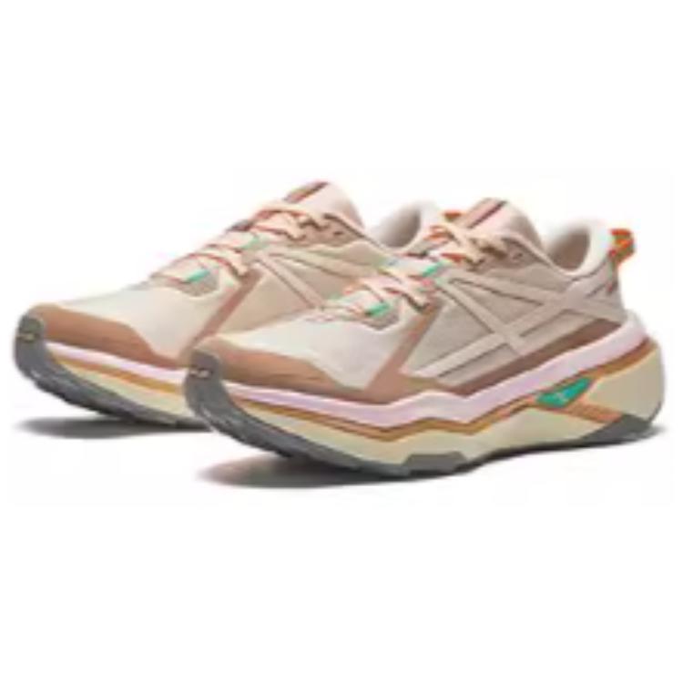 New Anta Hunter Fury 2 Cushioning Wear Resistant Low Top Running Shoes Women's Beige Brown 122445502A-1