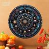 Retro Zodiac Astrology Tin Sign Wall Art 8x8 Inch Metal Decor Vintage Bar Home Gift