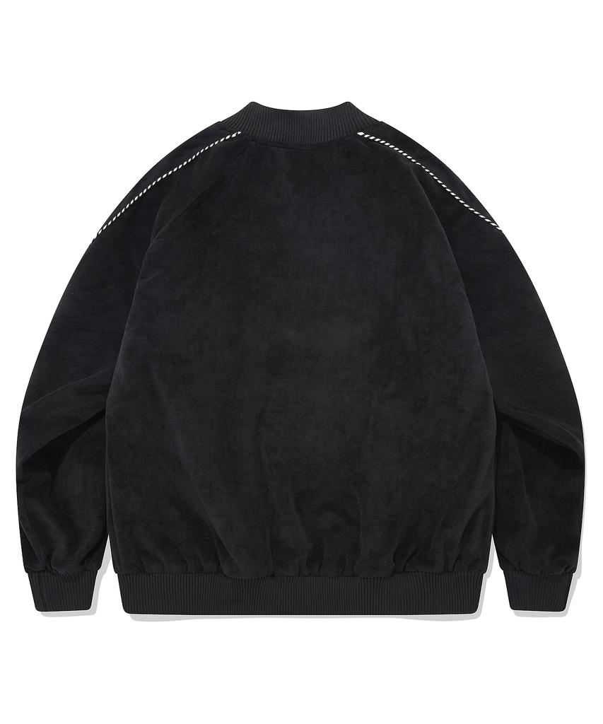 Saintpain Sp Velvet Swallow Souvenir Jacket - Black