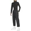 Nike Sportovní oblečení Therma-FIT Tech Pack Jednobarevné Prošívané Teplé Volné Bavlněné Kalhoty s Vysokým Pasem Dámské Spodní Díly Černá DQ6962-010