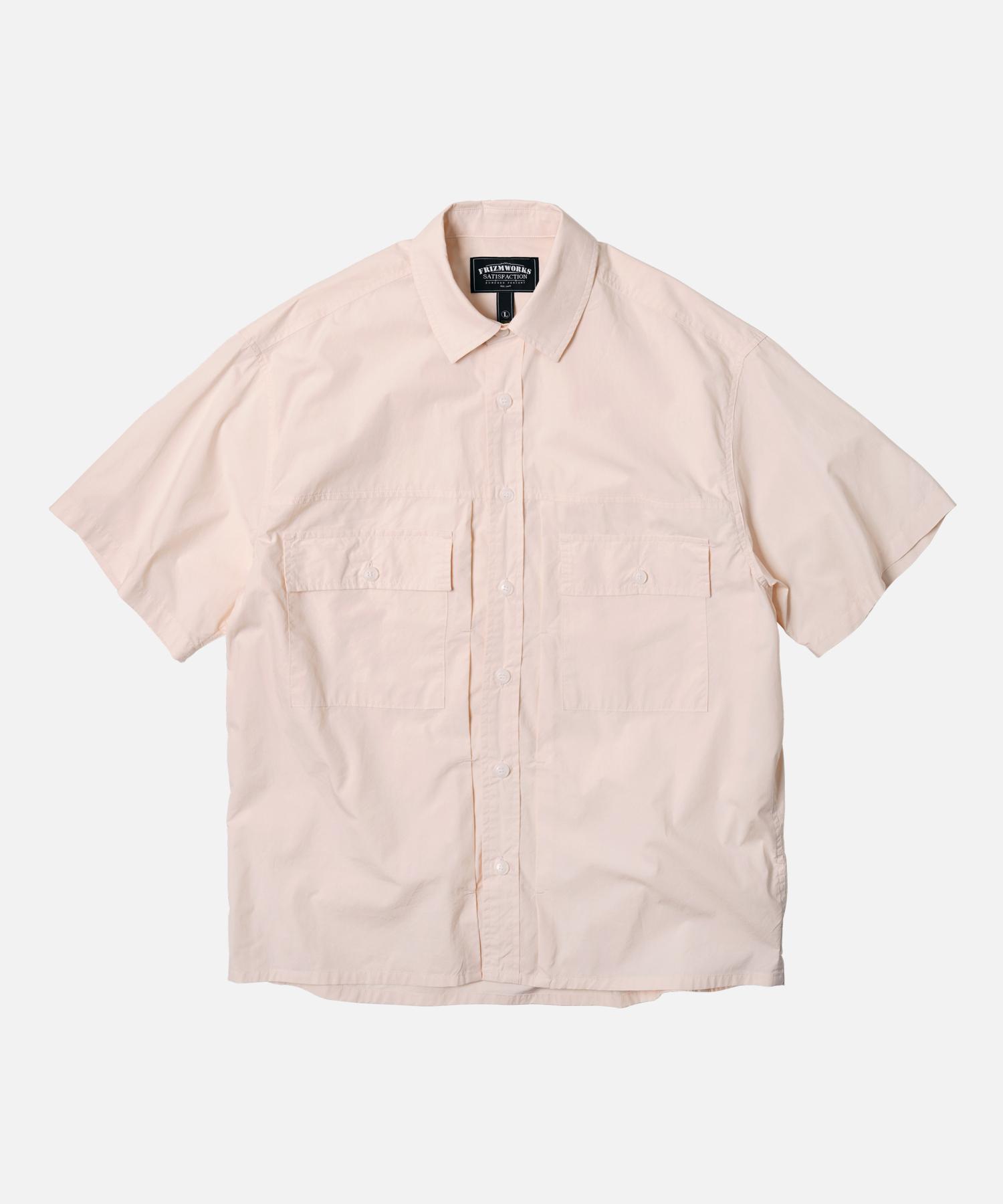 Prism Works Paper Cotton Trucker Half Shirt _ Ash Pink Ash Pink/L