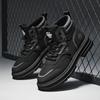 Fashion High Top 2024 Street Boots Mens Leather Shoes Fashion Motorcycle Ankle Boots for Men Winter Boots Man Shoes Lace-Up Botas Hombre